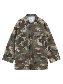 RIPSTOP MILITARY JACKET MILKFED. ミルクフェド ジャケット・アウター その他のジャケット・アウター ホワイト カーキグリーン ネイビー【送料無料】[Rakuten Fashion]