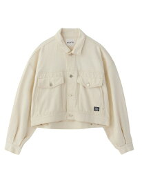 【SALE／30%OFF】DENIM JACKET MILKFED. ミルクフェド ジャケット・アウター その他のジャケット・アウター ホワイト ネイビー【RBA_E】【送料無料】[Rakuten Fashion]