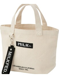 BAR AND UNDER LOGO LUNCH TOTE MILKFED. ミルクフェド バッグ その他のバッグ ブラック ホワイト パープル ピンク ブラウン レッド ネイビー[Rakuten Fashion]