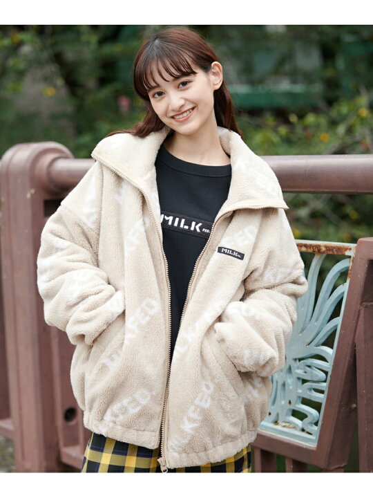 楽天市場】【SALE／30%OFF】ALL OVER BOA ZIP JKT ジャケット MILKFED 
