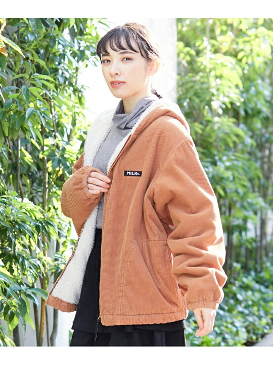 楽天市場】CORDUROY BOA ZIP HD JKT ジャケット MILKFED. MILKFED 