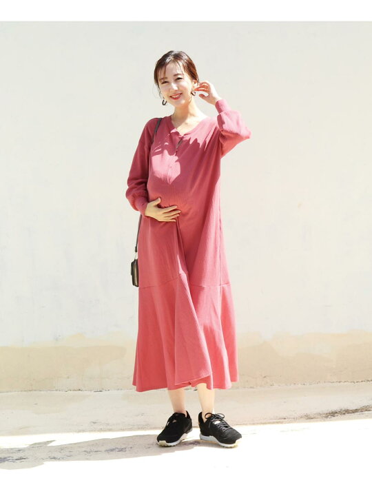 楽天市場】＜授乳服・マタニティ＞キャンディス・サーマル裾フレア 