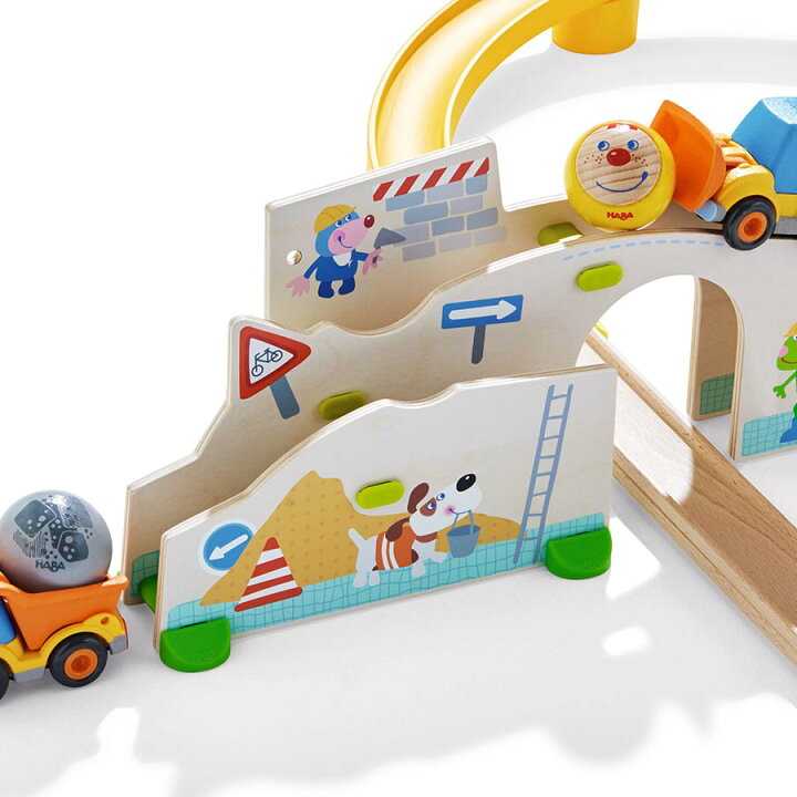 Haba ハバ 1歳 2歳 3歳 Ha おもちゃ クラビュー レール 乗り物 働く車セット 木製 知育玩具 誕生日プレゼント 車 通常便なら送料無料 クラビュー