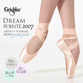 Grishko（グリシコ）ドリームポアント2007 DREAMPOINTE2007（0527/1）トウシューズ ポワントシューズ トゥシューズ 幅（X～XXX）シャンク（SF・MF）grishko dreampoint【試着チケット対象】ドリームポアントのアーチシャンクに改良したもの