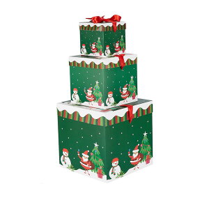 クリスマス ギフトボックス 3点セット 折りたたみ 収納ボックス クリスマスオーナメント デコレーション クリスマスツリー飾り 装飾セット クリスマスプレゼントボックス ギフト箱 プレゼ
