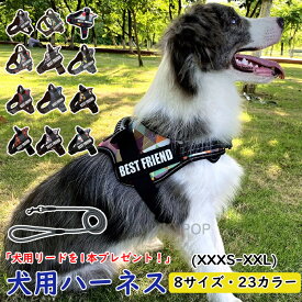 犬 ハーネス おしゃれ 調節可能 負担が少ない 胴輪 軽量 夏用 小型犬 抜けない 簡単装着 メッシュ 引っ張り防止 犬用ハーネス ペット用リード付き 中型犬 大型犬 スポーツハーネス 散歩 補助 お出かけ アウトドア 夜間反射 通気性 ナイロン ハンドル付き かわいい