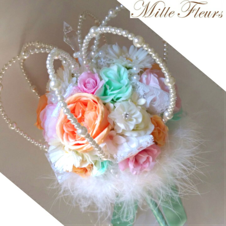 楽天市場】ステッキブーケ オーダー ブートニア セット 【bouquet  