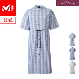 【公式】 ミレー (Millet) 【レディース】ワシ+ チェック クイックドライ ドレス シャツ MIV02023 あす楽
