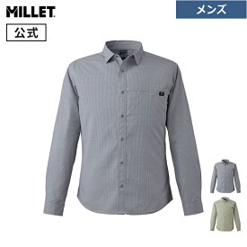【公式】 ミレー (Millet) インセクト バリヤー ロングスリーブ チェックシャツ MIV02079 あす楽