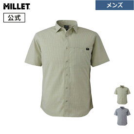 【公式】 ミレー (Millet) インセクト バリヤー ショート スリーブ チェックシャツ MIV02080 あす楽