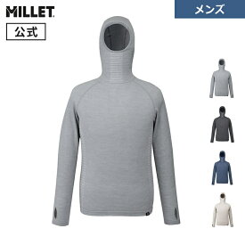 【公式】 ミレー (Millet) ワッフル ウール フーディ MIV01904 WAFFLE WOOL