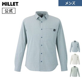 【公式】ミレー(Millet) インセクト バリヤー チェックシャツ ロングスリーブ MIV03194 メンズ あす楽 INSECT BARRIER
