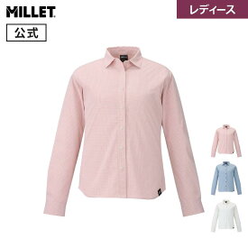 【公式】 ミレー (Millet) インセクト バリヤー チェックシャツ ロングスリーブ MIV03221 【レディース】 INSECT BARRIER 長袖 防虫