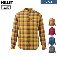 【セール期間55%OFF】【公式アウトレット】 ミレー (Millet) サーモ チェック スタンド シャツ ロングス…