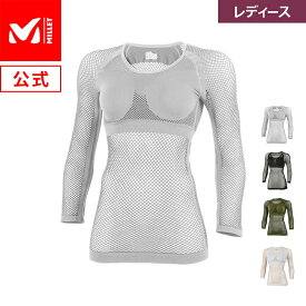 【アウトレット】 【公式】 ミレー (Millet) 【レディース】ドライナミック メッシュ 3/4 スリーブ DRYNAMIC MESH MIV01358 / アンダーウェア あす楽