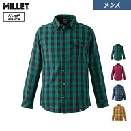 【セール期間50%OFF】【公式アウトレット】 ミレー (Millet) サーモ チェック シャツ ロングスリーブ MIV…