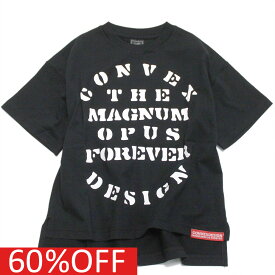 【コンベックス/CONVEX/子供服/ジュニア/キッズ】 セール 【50%OFF】 あす楽 CONVEX スリットWIDE-T クロ(5)