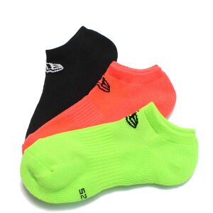 �yNEWERA/�L�b�Y/�X�q/�j���[�G���z SOCKS SHORT 3PAIRS FLASH �}���`