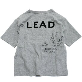 【子供服/デニムダンガリー/DENIM DUNGAREE/親子/デニム＆ダンガリー/DD】 あす楽 テンジク READ LEAD TEE 3GRグレー