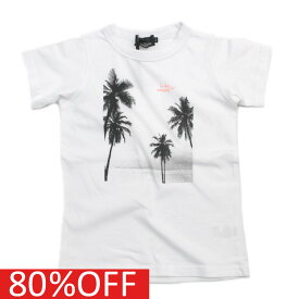 【ティックルドピンク/Tickled Pink/子供服/キッズ】 セール 【80%OFF】 あす楽 Palm tree Tシャツ ホワイト