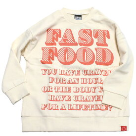 【コンベックス/CONVEX/子供服/ジュニア/キッズ】 ファーストフードBIGトレーナー オフ(3)