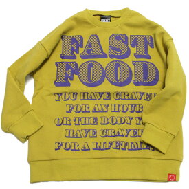 【コンベックス/CONVEX/子供服/ジュニア/キッズ】 ファーストフードBIGトレーナー キイロ(8)