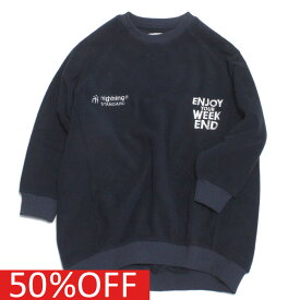 【ハイキング /highking/子供服/ジュニア/男の子/】 セール 【50%OFF】 あす楽 feel スウェット ネイビー