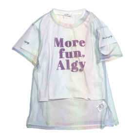 【アルジー/ALGY/ジュニア/女の子/JS/ガールズ】 セール 【50%OFF】 あす楽 チュールT＆Tシャツセット レインボー(RA)