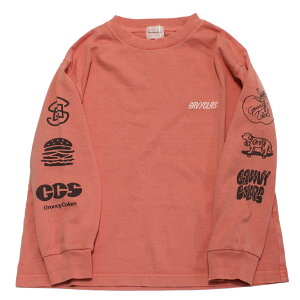 �y�q����/�O���[���B�[�J���[�Y/groovy colors/�W���j�A/�j�̎q�z �e���W�N �I�[�o�[�_�C L/S TEE 15OR�I�����W