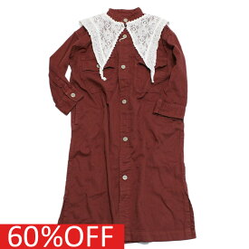 【ゴートゥーハリウッド GO TO HOLLYWOOD/子供服/親子】 セール 【60%OFF】 あす楽 ミニヘリンボン アーミー シャツ OP 7BR茶