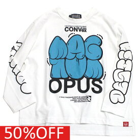 【コンベックス/CONVEX/子供服/ジュニア/キッズ】 セール 【50%OFF】 あす楽 グラフィティ/ロングワイドTシャツ オフ(3)