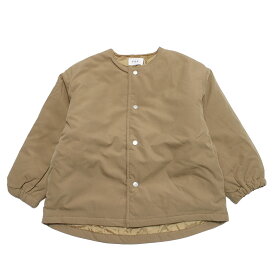 【FOV/フォブ/こども服/キッズ/親子/カジュアル】 ノーカラージャケット ベージュ(BE)