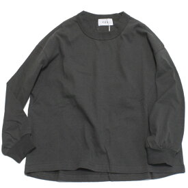【FOV/フォブ/こども服/キッズ/親子/カジュアル】 PLAIN L/S Tシャツ チャコール(CG)