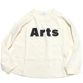 【FOV/フォブ/こども服/キッズ/親子/カジュアル】 Arts L/S Tシャツ アイボリー(IV)