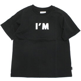 【アーチ＆ライン/ARCH&amp;LINE/子供服/アーチアンドライン/親子】 あす楽 OG CLEAR COTTON I’M Tシャツ ブラック(19)