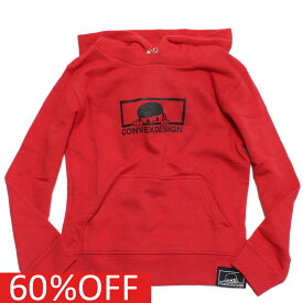 【コンベックス/CONVEX/子供服/ジュニア/キッズ】 セール 【60%OFF】 あす楽 ミュータン＆スクエアパーカー アカ(4)