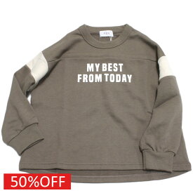 【FOV/フォブ/こども服/キッズ/親子/カジュアル】 セール 【40%OFF】 フットボールトレーナー アッシュグレー(AG)