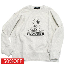 【nunuforme/ヌヌフォルム/レディース/キッズ/子ども服】 セール 【30%OFF】 obakeinuプリントトレーナー ホワイト