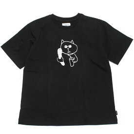 【アーチ＆ライン/ARCH&amp;LINE/子供服/アーチアンドライン/親子】 あす楽 OG CLEAR COTTON CAT Tシャツ ブラック(19)