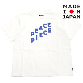 【アーチ＆ライン/ARCH&amp;LINE/子供服/アーチアンドライン/親子】 あす楽 G/D COTTON PEACE Tシャツ ホワイト(11)