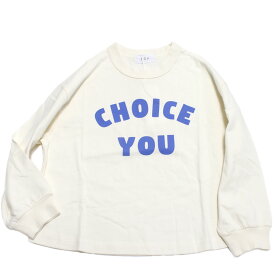 【FOV/フォブ/こども服/キッズ/親子/カジュアル】 CHOICEYOU L/S Tシャツ アイボリー(IV)