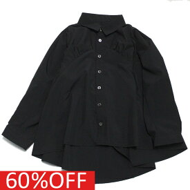 【nunuforme/ヌヌフォルム/レディース/キッズ/子ども服】 セール 【50%OFF】 あす楽 バックオープンリボンブラウス ブラック