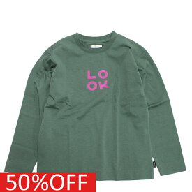 【アーチ＆ライン/ARCH&amp;LINE/子供服/アーチアンドライン/親子】 セール 【50%OFF】 あす楽 OG CLEAR COTTON LOOK Tシャツ グリーン(55)