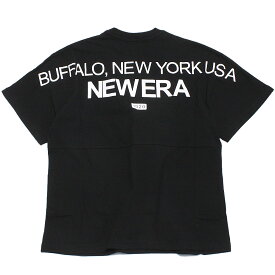 【NEWERA メンズ キャップ 帽子 ニューエラ】 あす楽 BIRTHPLACE DROP SHOLDER SS TEE ブラック×ホワイト