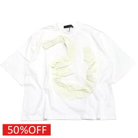 【nunuforme/ヌヌフォルム/レディース/キッズ/子ども服】 セール 【50%OFF】 ビックフリルTシャツ ホワイト