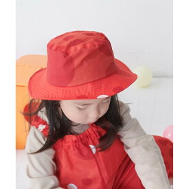 【サンキューニプリュスエム 392plusm 子供服】 あす楽 帽子 ハット キッズ 子供 maru kids hat (バケットハット/レッド) レッド