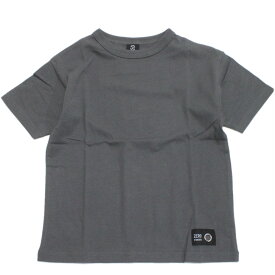 【ZERO standard/子供服/ゼロスタンダード】 あす楽 BASIC Tシャツ チャコールグレー(CG)