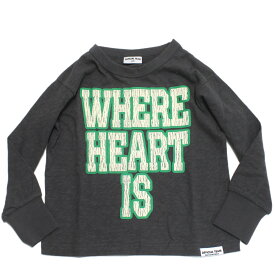 【オフィシャルチーム OFFICIALTEAM】 スラブ天竺 フロッキーワイドTシャツ チャコールグレー