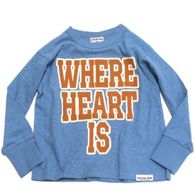 【オフィシャルチーム OFFICIALTEAM】 スラブ天竺 フロッキーワイドTシャツ サックス