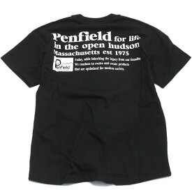 【子供服/GLAZOS/グラソス/男の子/ジュニアサイズ】 あす楽 【Penfield】USAコットン・バックロゴ半袖Tシャツ クロ(80)